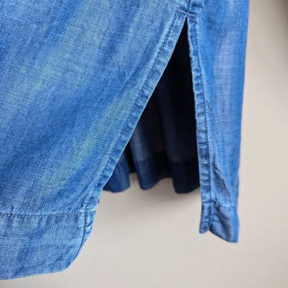 Chico's Ruffle Denim Tunic - Picture 11 of 11